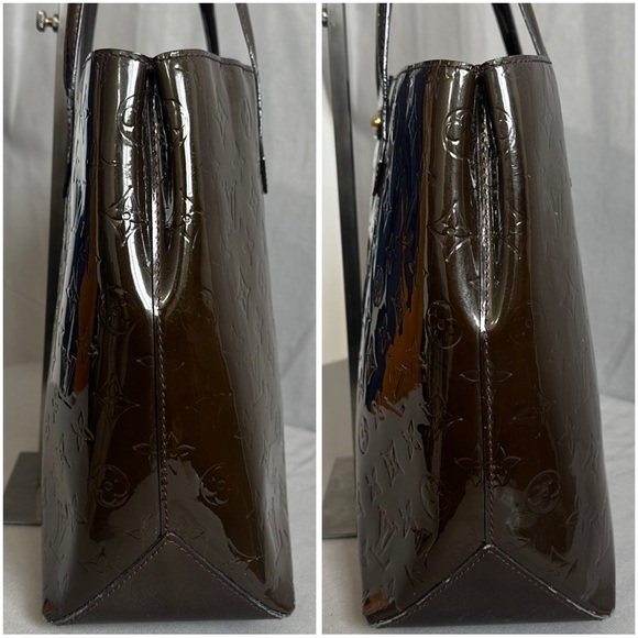 Louis Vuitton Amarante Wilshire Monogram Vernis MM Bag - Picture 3 of 16